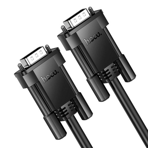 Кабель Hoco US11, VGA (M) to VGA (M) HD, 1м, Black (6942007628204)