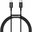 Кабель Baseus Superior Series, USB Type-C to Lightning, PD 20W, 1м, Black (CATLYS-A01)