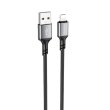 Кабель Borofone BX83 Famous, USB Type-A to Lightning, Black (6974443386356)