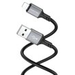 Кабель Borofone BX83 Famous, USB Type-A to Lightning, Black (6974443386356)