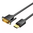 Кабель Vention, DisplayPort to DVI, 2м, Black (HAFBH)