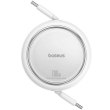 Кабель Baseus Free2Draw Mini Retractable Charging Cable, USB Type-C to USB Type-C, 100W, 1м, Moon White (P10364500211-00)