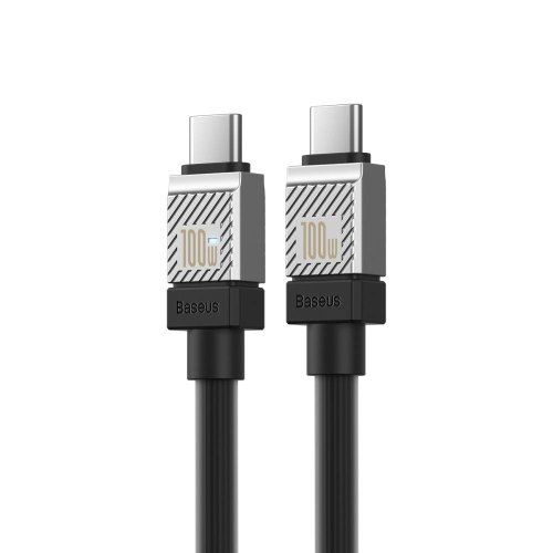 Кабель Baseus CoolPlay Series Fast Charging Cable, USB Type-C to USB Type-C, 100W, 2м, Black (CAKW000301)