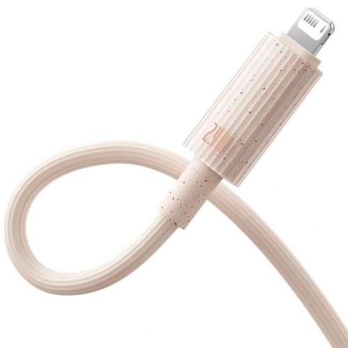 Кабель Baseus Habitat Series Fast Charging Cable, USB Type-A to Lightning, 2.4A, 2м, Wheat Pink (P10360200421-01)