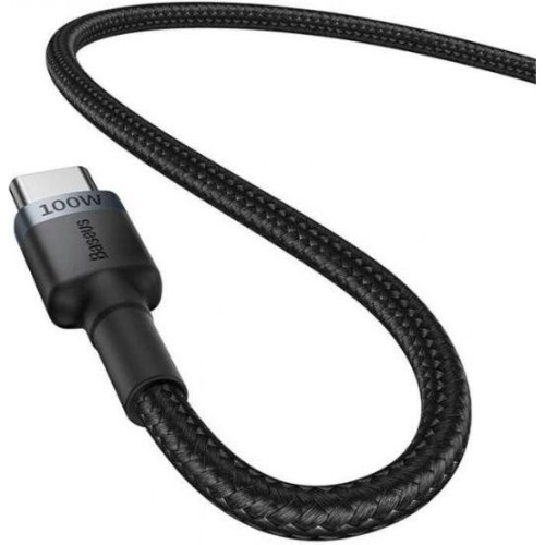 Кабель Baseus Cafule Charging Cable, USB Type-C to USB Type-C, 100W, 1м, 2pcs, Red-Black/Grey-Black (P10318306003-00)