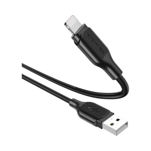 Кабель Borofone BX42, USB Type-A to Lightning, 2.4A, 1м, Black (BX42LB)