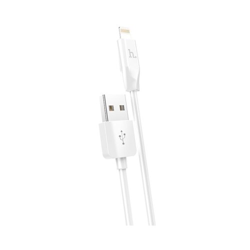 Кабель Hoco X1, USB Type-A to Lightning, 2.4A, 1м, White (6957531032007)