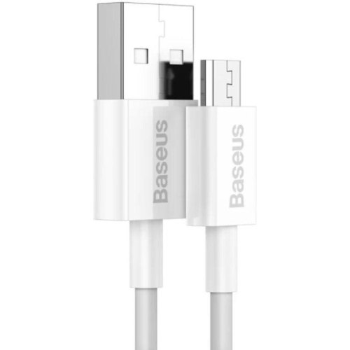 Кабель Baseus Superior Series Fast Charging Data Cable, USB Type-A to Micro USB, 2A, 1м, White (CAMYS-02)