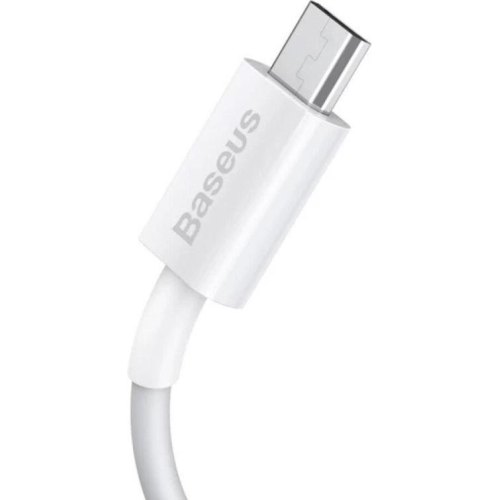 Кабель Baseus Superior Series Fast Charging Data Cable, USB Type-A to Micro USB, 2A, 1м, White (CAMYS-02)