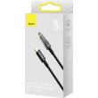 Кабель Baseus Explorer Series Auto Power-Off Fast Charging Data Cable, USB Type-C to Lightning, 20W, 2м, Black (CATS000101)
