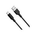 Кабель Hoco X25, USB Type-A to USB Type-C, 2A, 1м, Black (6957531080145)