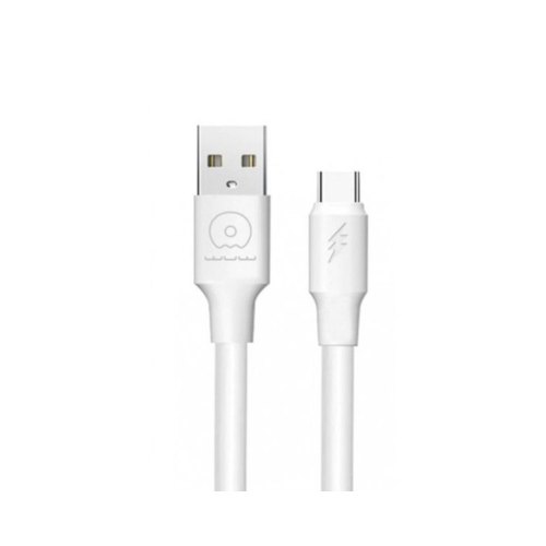 Кабель WUW X168, USB Type-A to USB Type-C, 5А, White (6972573331635)