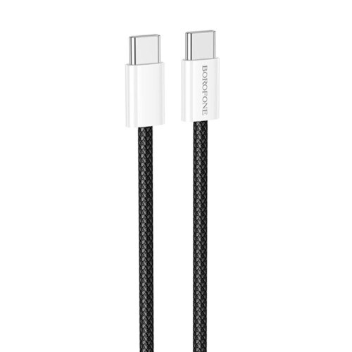 Кабель Borofone BX103 Original, USB Type-C to USB Type-C, 60W, Black (6941991109485)