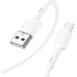 Кабель Hoco X83, USB Type-A to Micro USB, 2.4A, 1м, White (6931474770899)