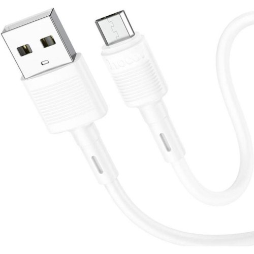 Кабель Hoco X83, USB Type-A to Micro USB, 2.4A, 1м, White (6931474770899)