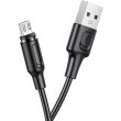 Кабель Borofone BX41, USB Type-A to Micro USB, 2.4A, 1м, Black (BX41MB)