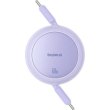 Кабель Baseus Free2Pull Mini Charging Cable, USB Type-C to USB Type-C, 60W, 1м, Nebula Purple (P10364500511-01)