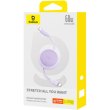 Кабель Baseus Free2Pull Mini Charging Cable, USB Type-C to USB Type-C, 60W, 1м, Nebula Purple (P10364500511-01)