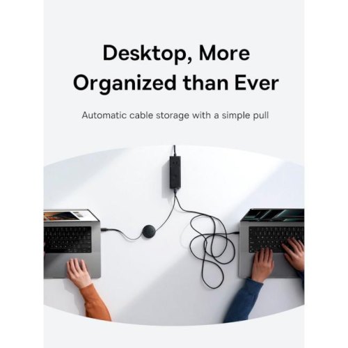 Кабель Baseus Free2Pull Mini Charging Cable, USB Type-C to USB Type-C, 60W, 1м, Nebula Purple (P10364500511-01)