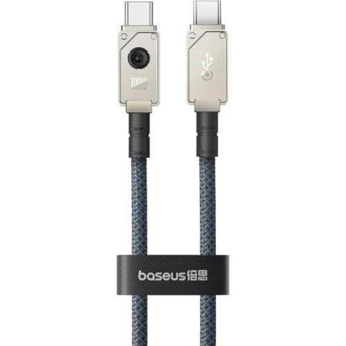 Кабель Baseus Unbreakable Series Fast Charging Data Cable, USB Type-C to USB Type-C, 100W, 2м, Stellar White (P10355800221-01)