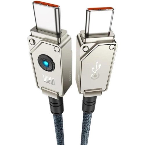 Кабель Baseus Unbreakable Series Fast Charging Data Cable, USB Type-C to USB Type-C, 100W, 2м, Stellar White (P10355800221-01)