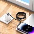 Кабель Borofone BU50 elbow magnetic, USB Type-C to Lightning, PD, 1м, Black (6941991111129)