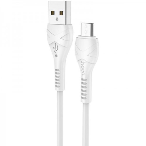 Кабель Hoco X37, USB Type-A to Micro USB, 2.4A, 1м, White (6931474710505)