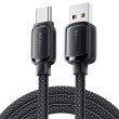 Кабель Essager TD01-P, USB Type-A to USB Type-C, 100W, Black (EXCT-TD01-P)