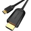 Кабель Vention, USB Type-C to HDMI 4K 30Hz, 1м, Black (CGUBF)