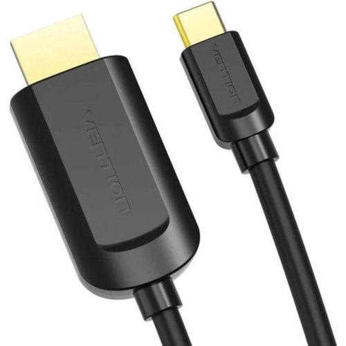 Кабель Vention, USB Type-C to HDMI 4K 30Hz, 1м, Black (CGUBF)