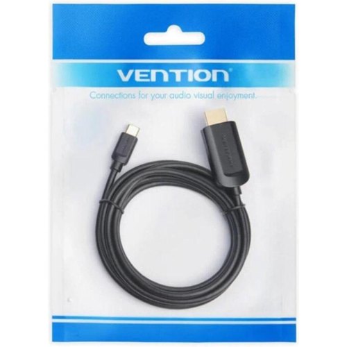 Кабель Vention, USB Type-C to HDMI 4K 30Hz, 1м, Black (CGUBF)