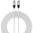 Кабель Baseus CoolPlay Series Fast Charging Cable, USB Type-C to USB Type-C, 100W, 2м, White (CAKW000302)