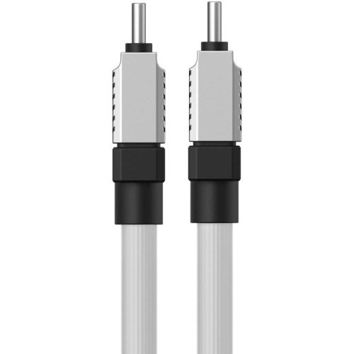 Кабель Baseus CoolPlay Series Fast Charging Cable, USB Type-C to USB Type-C, 100W, 2м, White (CAKW000302)
