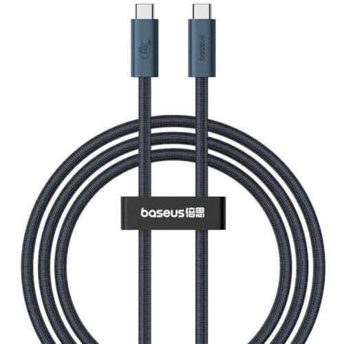 Кабель Baseus Flash Series 2 USB4 Full Featured Data Cable, USB Type-C to USB Type-C, 240W, 1м, Cluster Black (P10311803111-00)