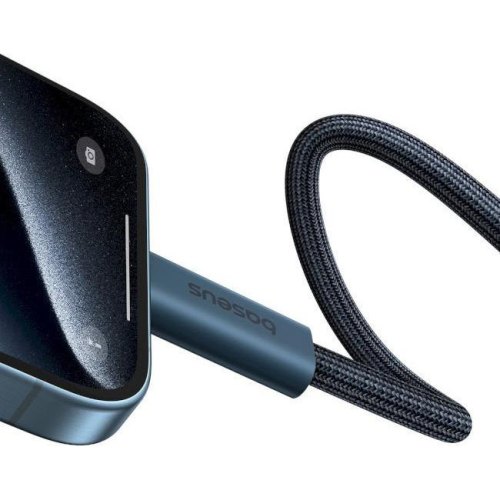 Кабель Baseus Flash Series 2 USB4 Full Featured Data Cable, USB Type-C to USB Type-C, 240W, 1м, Cluster Black (P10311803111-00)