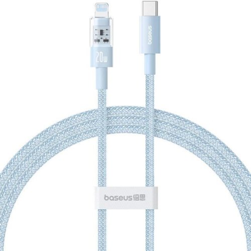 Кабель Baseus Gem Fast-Charging Data Cable, USB Type-C to Lightning, 20W, 1м, Galaxy Blue (P10373001311-00)