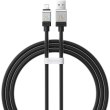 Кабель Baseus CoolPlay Series Fast Charging Cable, USB Type-A to Lightning, 2.4A, 1м, Black (CAKW000401)