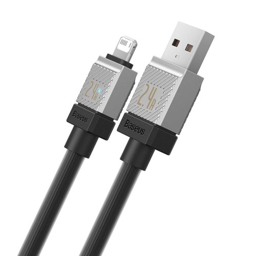 Кабель Baseus CoolPlay Series Fast Charging Cable, USB Type-A to Lightning, 2.4A, 1м, Black (CAKW000401)
