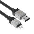 Кабель Baseus CoolPlay Series Fast Charging Cable, USB Type-A to Lightning, 2.4A, 1м, Black (CAKW000401)