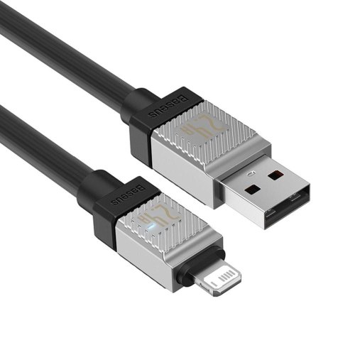 Кабель Baseus CoolPlay Series Fast Charging Cable, USB Type-A to Lightning, 2.4A, 1м, Black (CAKW000401)