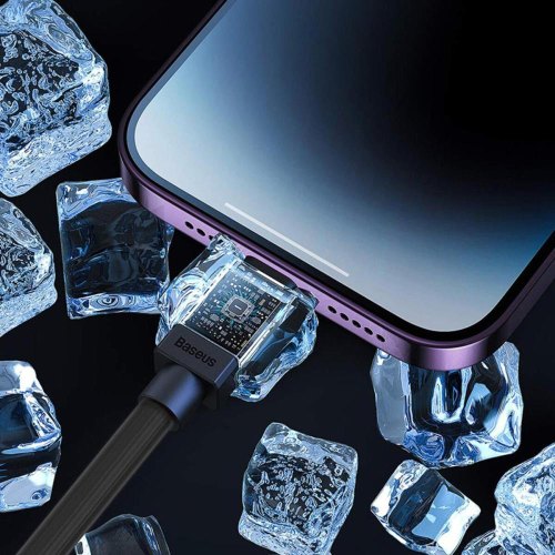 Кабель Baseus CoolPlay Series Fast Charging Cable, USB Type-A to Lightning, 2.4A, 1м, Black (CAKW000401)