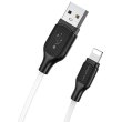 Кабель Borofone BX42, USB Type-A to Lightning, 2.4A, 1м, White (BX42LW)