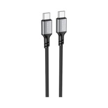 Кабель Borofone BX83 Famous, USB Type-C to USB Type-C, 60W, Black (6974443386448)
