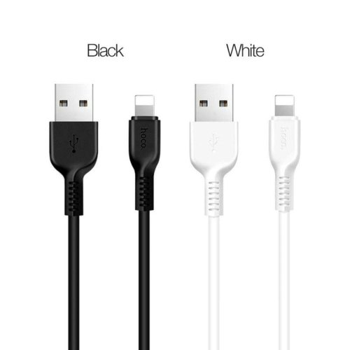 Кабель Hoco X20, USB Type-A to Lightning, 2.4A, 1м, Black (6957531068808)