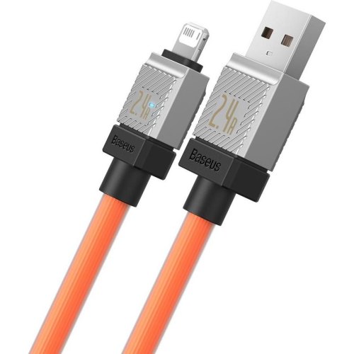 Кабель Baseus CoolPlay Series Fast Charging Cable, USB Type-A to Lightning, 2.4A, 2м, Orange (CAKW000507)