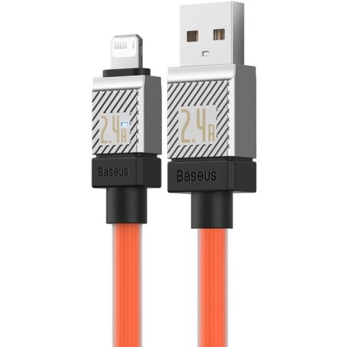 Кабель Baseus CoolPlay Series Fast Charging Cable, USB Type-A to Lightning, 2.4A, 2м, Orange (CAKW000507)