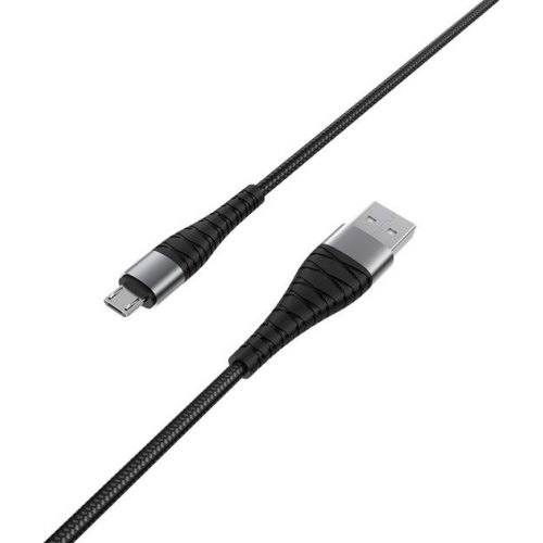 Кабель Borofone BX32, USB Type-A to Micro USB, 2.4A, 1м, Black (BX32MB)