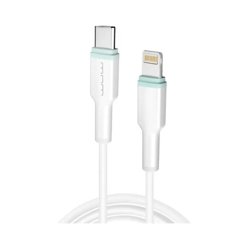 Кабель WUW X206, USB Type-C to Lightning, PD 20W, 1м, White (WUW-X206TL)