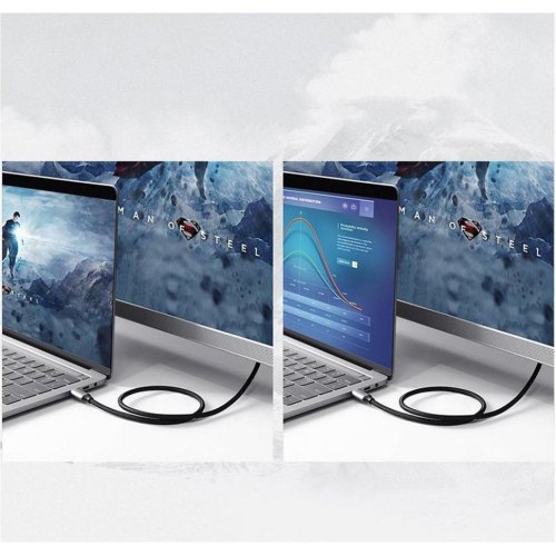 Кабель Ugreen MM142 USB Type-C to HDMI, 1.5м, Gray/Black (UGR-50570)