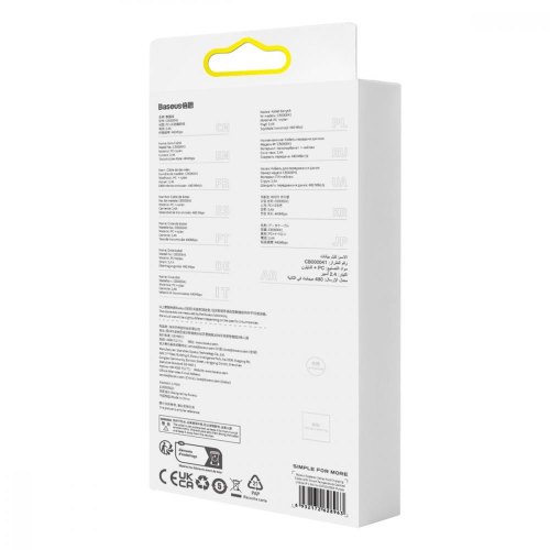 Кабель Baseus Explorer Series with Smart Temperature Control, USB Type-A to Lightning, 2.4A, 1м, Purple (CATS010005)